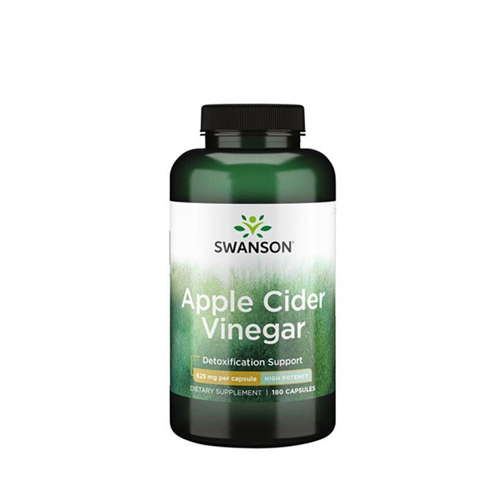 СУОНСЪН ЯБЪЛКОВ ОЦЕТ - ВИСОКА ЕФЕКТИВНОСТ капсули 625 мг 180 броя / SWANSON APPLE CIDER VINEGAR - HIGH POTENCY