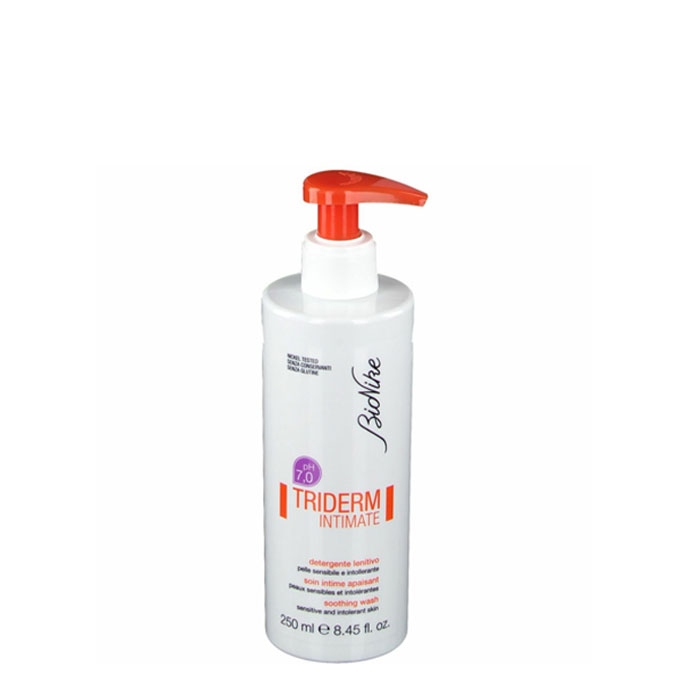 БИОНИКЕ TRIDERM INTIMATE УСПОКОЯВАЩ ИНТИМЕН ГЕЛ С pH 7.0 ЗА ЧУВСТВИТЕЛНА И НЕТОЛЕРАНТНА КОЖА 250 мл. / BIONIKE TRIDERM INTIMATE pH 7.0