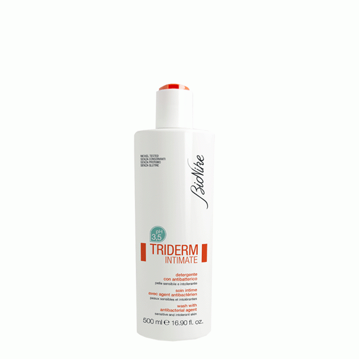 БИОНИКЕ TRIDERM INTIMATE УСПОКОЯВАЩ ГЕЛ С pH 3,5 ЗА ЧУВСТВИТЕЛНА И НЕТОЛЕРАНТНА КОЖА 500 мл. / BIONIKE TRIDERM INTIMATE pH 3.5 WASH FOR SENSITIVE AND INTOLERANT SKIN