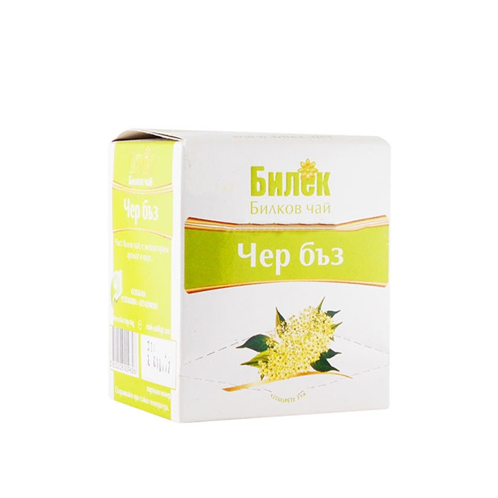 ЧАЙ ФИЛТЪР ЧЕРЕН БЪЗ 16 броя / BILEC SAMBUCUS NIGRA TEA