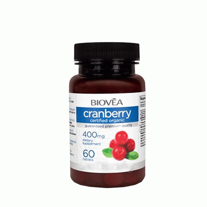 БИОВЕА ЧЕРВЕНА БОРОВИНКА ОРГАНИК таблетки 400 мг. 60 броя / BIOVEA CRANBERRY