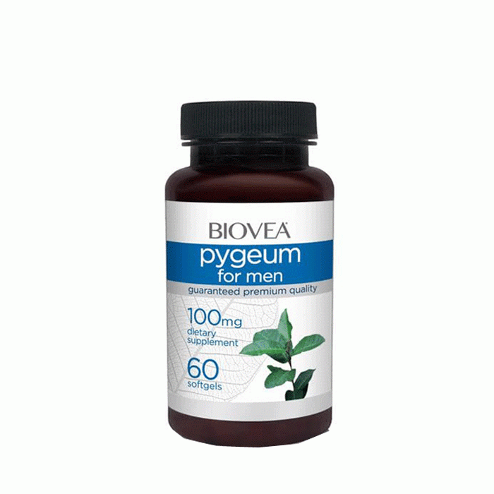 БИОВЕА ПИГЕУМ ЗА МЪЖЕ капсули 100 мг. 60 броя / BIOVEA PYGEUM FOR MEN