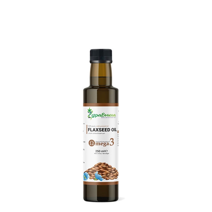 ЗДРАВНИЦА ЛЕНЕНО МАСЛО 250 мл. / ZDRAVNITZA FLAXSEED OIL