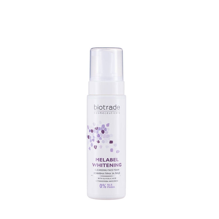 БИОТРЕЙД МЕЛАБЕЛ ПЯНА ЗА ИЗМИВАНЕ НА ЛИЦЕ 150 мл. / BIOTRADE MELABEL WHITENING CLEANSING FACE FOAM