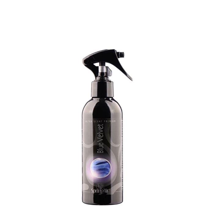 СПРИНГ ЕЪР ПРЕМИУМ ЛАЙН УЛТРА СЕНТ СПРЕЙ ЗА ТЕКСТИЛ СИНЬО КАДИФЕ 200 мл. / SPRING AIR ULTRA SCENT PREMIUM SPRAY BLUE VELVET