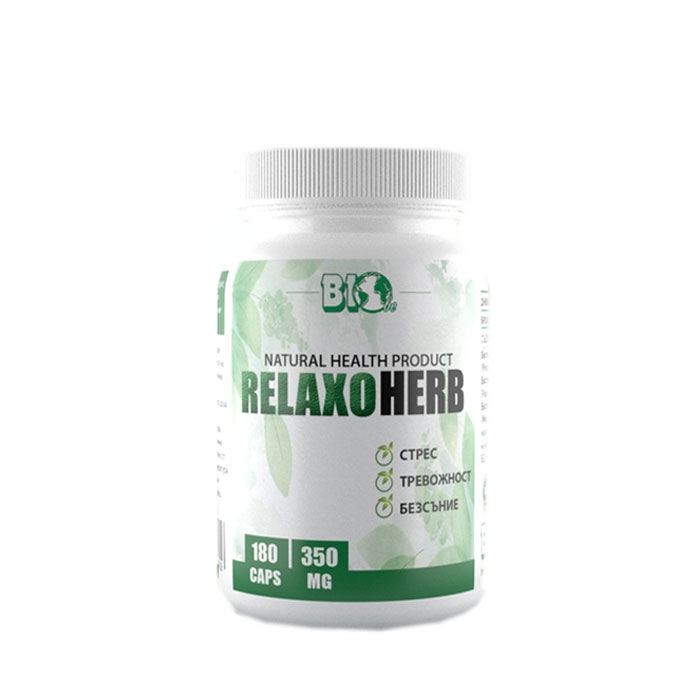 БИОБИ РЕЛАКСО ХЕРБ капсули 180 броя / BIOBE RELAXO HERB