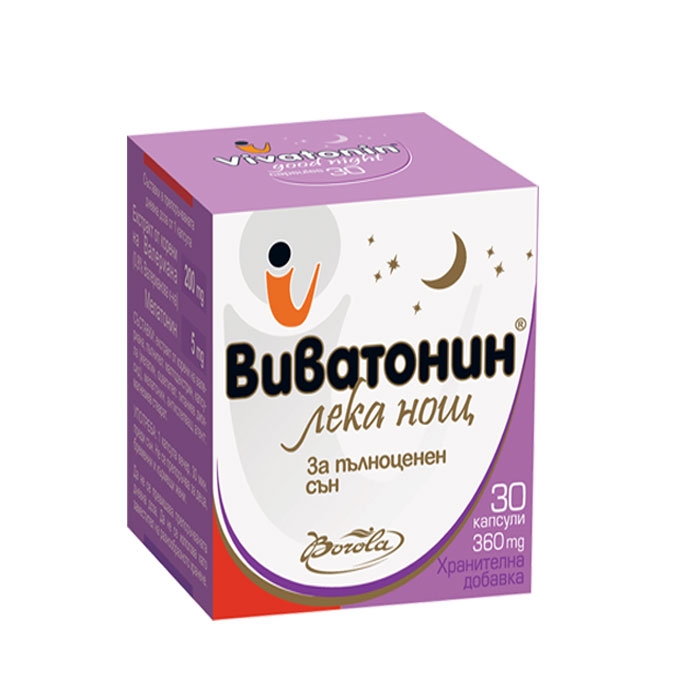 БОРОЛА ВИВАТОНИН ЛЕКА НОЩ капсули 30 броя / BOROLA VIVATONIN GOOD NIGHT