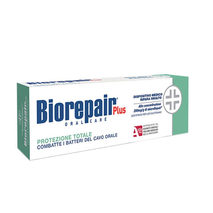 БИОРИПЕЪР ПАСТА ЗА ЗЪБИ ПЛЮС ТОТАЛ ПРОТЕКШЪН 75 мл. / BIOREPAIR PLUS TOTAL PROTECTION TOOTHPASTE