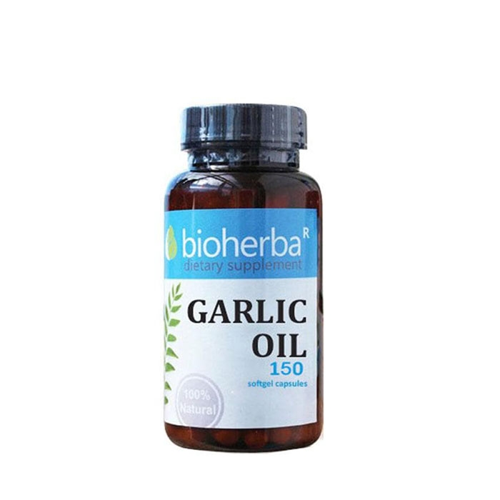 БИОХЕРБА МАСЛО ОТ ЧЕСЪН капсули 150 броя / BIOHERBA GARLIC OIL