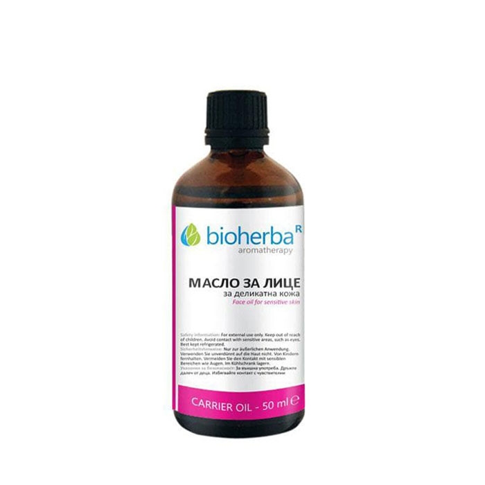 БИОХЕРБА МАСЛО ЗА ЛИЦЕ ЗА ДЕЛИКАТНА КОЖА 50 мл. / BIOHERBA FACE OIL FOR SENSITIVE SKIN