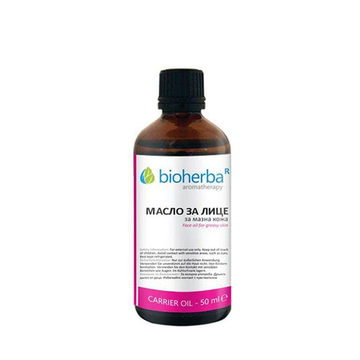 БИОХЕРБА МАСЛО ЗА ЛИЦЕ ЗА МАЗНА КОЖА 50 мл. / BIOHERBA FACE OIL FOR GREASY SKIN