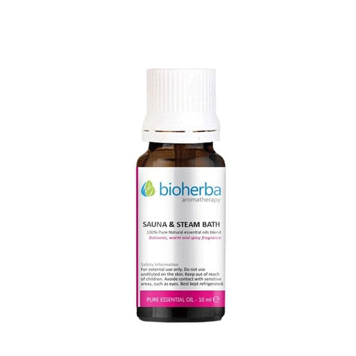 БИОХЕРБА АРОМА КОМПОЗИЦИЯ ОТ МАСЛА САУНА И ПАРНА БАНЯ 10 мл. / BIOHERBA ESSENTIAL OIL BLEND SAUNA &amp; STEAM BATH