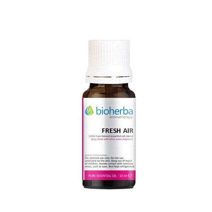 БИОХЕРБА АРОМА КОМПОЗИЦИЯ ОТ МАСЛА ЧИСТОТА И СВЕЖЕСТ 10 мл. / BIOHERBA ESSENTIAL OIL BLEND FRESH AIR