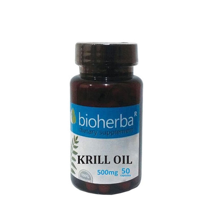 БИОХЕРБА КРИЛ ОЙЛ капсули 500 мг. 50 броя / BIOHERBA KRILL OIL