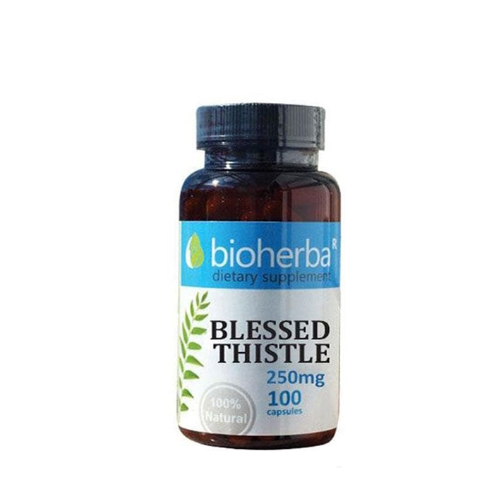 БИОХЕРБА ПРЕСЕЧКА / БЛАГОСЛОВЕН ТРЪН капсули 250 мг. 100 броя / BIOHERBA BLESSED THISTLE