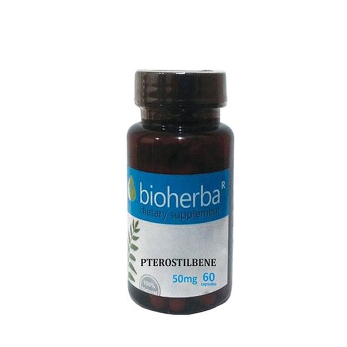 БИОХЕРБА ПТЕРОСТИЛБЕН капсули 50 мг. 60 броя / BIOHERBA PTEROSTILBENE