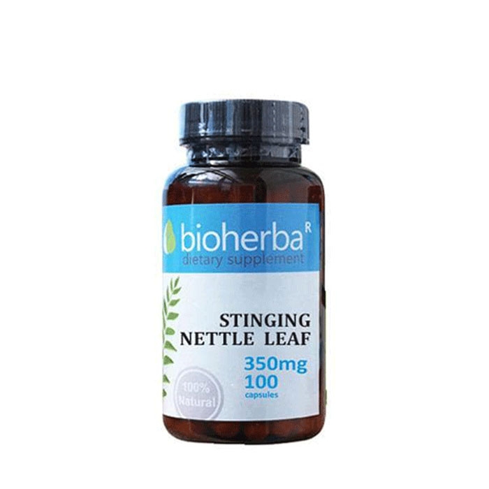 БИОХЕРБА КОПРИВА капсули 350 мг. 100 броя / BIOHERBA NETTLE