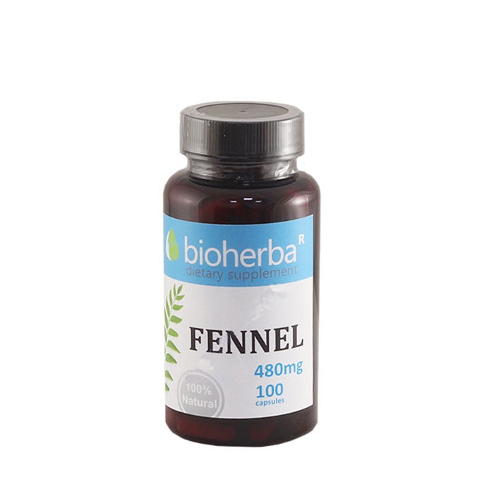 БИОХЕРБА РЕЗЕНЕ капсули 480 мг. 100 броя / BIOHERBA FENNEL