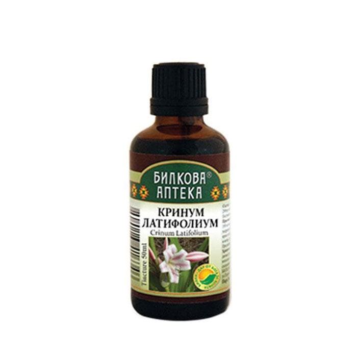 БИЛКОВА АПТЕКА ТИНКТУРА ДИВА ЛИЛИЯ 50 мл. / BILKOVA APTEKA TINCTURE CRINUM LATIFOLIUM