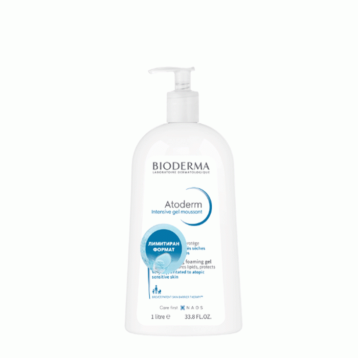 БИОДЕРМА АТОДЕРМ ИНТЕНЗИВЕН ИЗМИВАЩ ГЕЛ 1 л. / BIODERMA ATODERM INTENSIVE FOAMING GEL