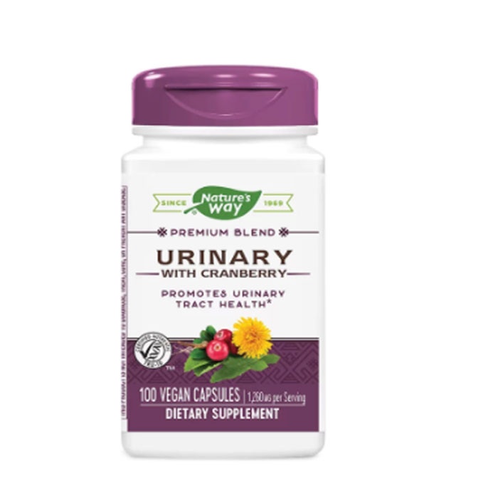 УРИНАРИ С ЧЕРВЕНА БОРОВИНКА капсули 420 мг 100 броя / NATURE&#039;S WAY URINARY WITH GRANDBERRY