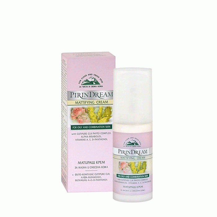 МАТИРАЩ КРЕМ ЗА ЛИЦЕ ЗА МАЗНА И СМЕСЕНА КОЖА ПИРИН ДРИЙМ 50 мл. / BILLE PIRIN DREAM MATIFYING CREAM FOR OIL AND COMBINATION SKIN