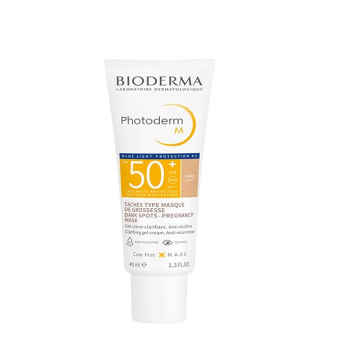 БИОДЕРМА ФОТОДЕРМ М ИЗСВЕТЛЯВАЩ ГЕЛ-КРЕМ СВЕТЪЛ ЦВЯТ SPF 50+ 40 мл. / BIODERMA PHOTODEM M CLARYFAING GEL-CREAM LIGHT SPF 50+