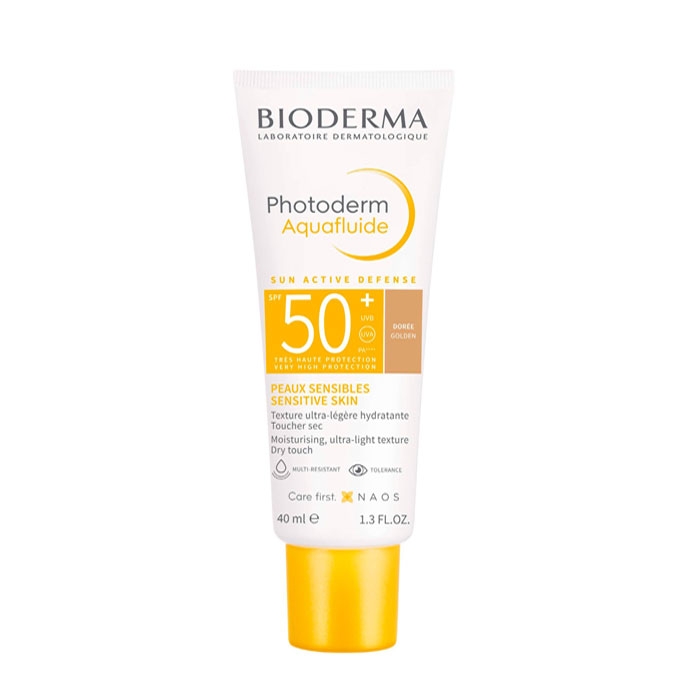 БИОДЕРМА ФОТОДЕРМ MAX АКВАФЛУИД ЗЛАТО SPF 50+ 40 мл. / PHOTODERM MAX AQUAFLUID GOLD SPF 50+