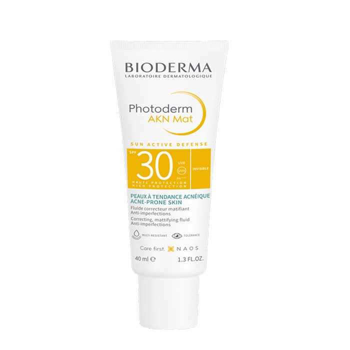 БИОДЕРМА ФОТОДЕРМ AKN MAT ФЛУИД SPF 30 40 мл. / BIODERMA PHOTODERM AKN MAT FLUID SPF 30