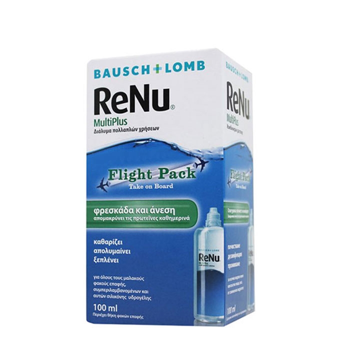 РЕНЮ МУЛТИПЛЮС РАЗТВОР ЗА ЛЕЩИ 100 мл. / BAUSCH &amp; LOMB RENU MULTIPLUS