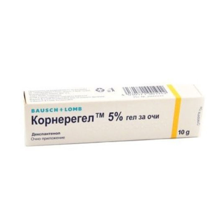 КОРНЕРЕГЕЛ гел 5% 10 г / BAUSCH &amp; LOMB CORNEREGEL GEL