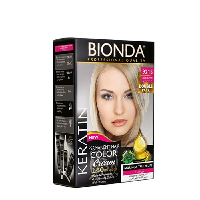 БОЯ ЗА КОСА БИОНДА PROFESSIONAL DOUBLE 9.21S ПЕРЛЕНО РУС / BIONDA PROFESSIONAL DOUBLE 9.21S PEARL BLOND