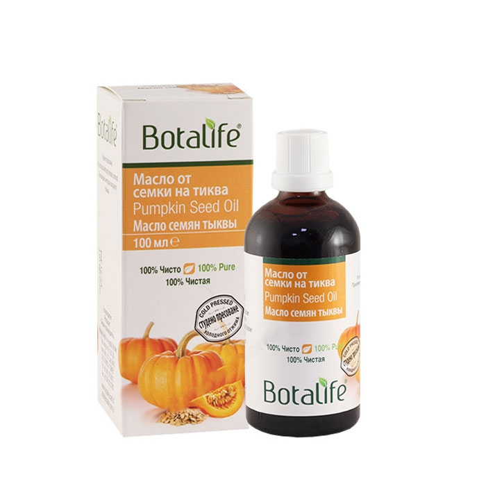 БОТАЛАЙФ МАСЛО ОТ СЕМЕНА НА ТИКВА 100 мл. / BOTALIFE PIMPKIN SEED OIL
