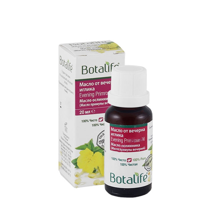 БОТАЛАЙФ МАСЛО ОТ ВЕЧЕРНА ИГЛИКА 20 мл. / BOTALIFE EVENING PRIMROSE OIL