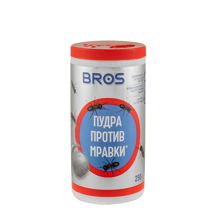 БРОС ПУДРА ПРОТИВ МРАВКИ 250 гр. / BROS PULBERE PENTRU FURNICI
