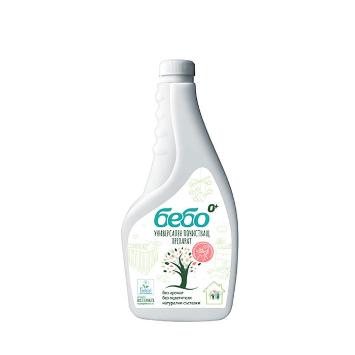 УНИВЕРСАЛЕН ПОЧИСТВАЩ ПРЕПАРАТ - ПЪЛНИТЕЛ БЕБО 550 мл. / BEBO UNIVERSAL CLEANING DETERGEND - FILLER