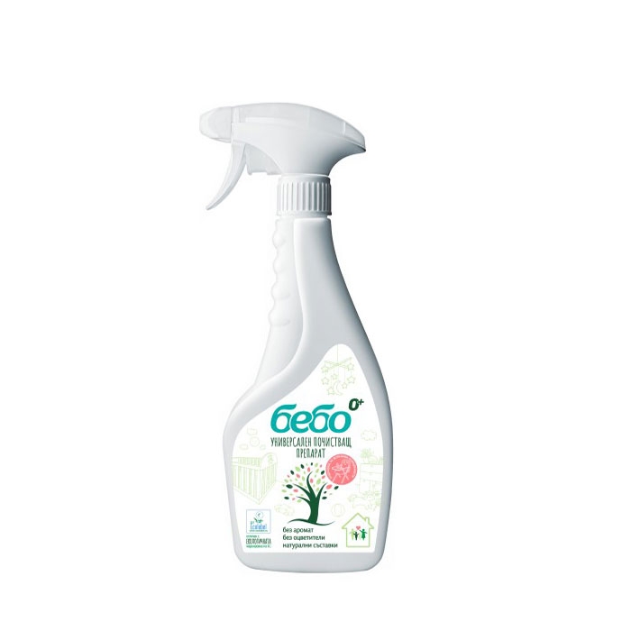 УНИВЕРСАЛЕН ПОЧИСТВАЩ ПРЕПАРАТ БЕБО спрей 550 мл. / BEBO UNIVERSAL CLEANING DETERGEND