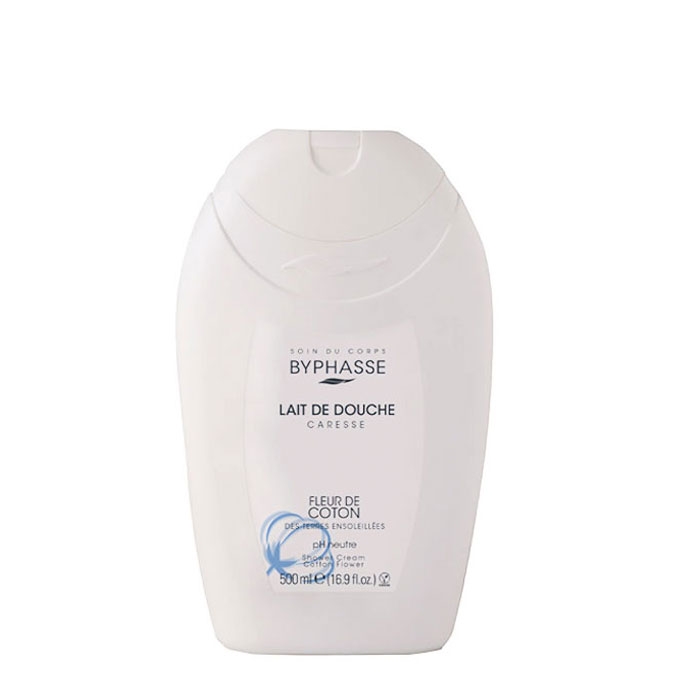 ДУШ КРЕМ С ЦВЯТ ОТ ПАМУК 500 мл. / BYPHASSE SHOWER CREAM WITH COTTON