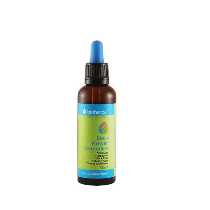 БИОХЕРБА КАПКИ НА ДОКТОР БАХ СПЕШНИ 50 мл./ BIOHERBA URGENT FLOWER REMEDY DROPS