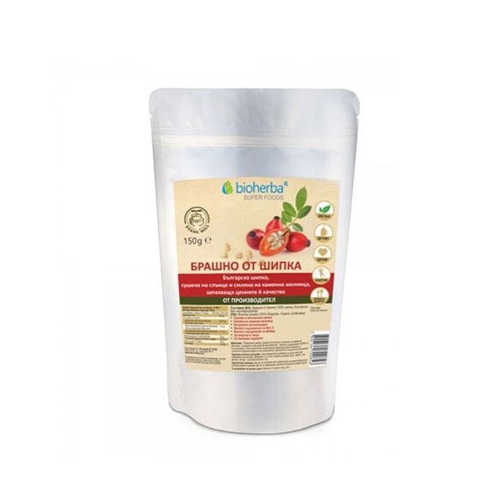 БИОХЕРБА БРАШНО ОТ БЪЛГАРСКА ШИПКА 150 гр. / BIOHERBA ROSEHIP FLOUR