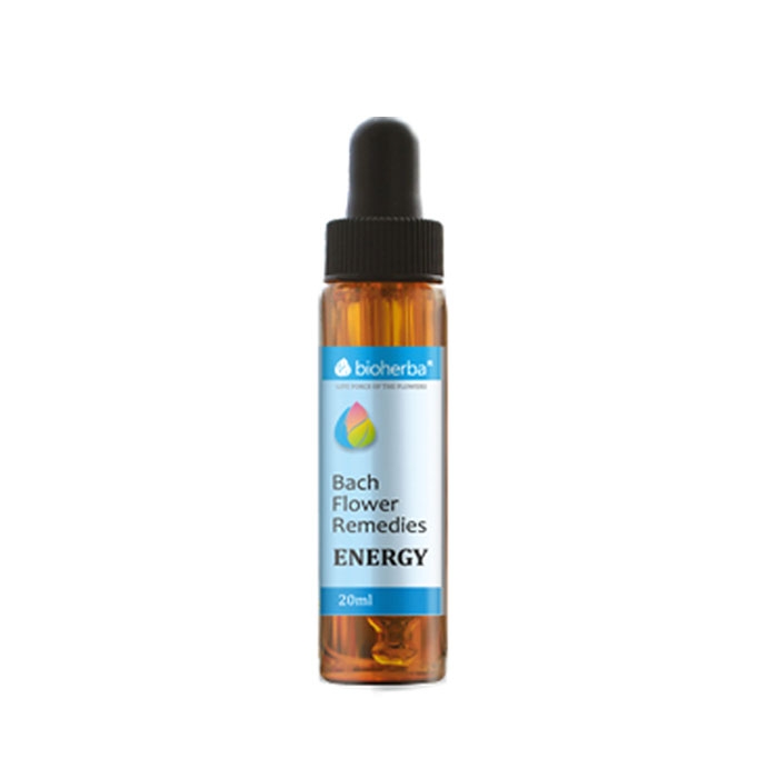 БИОХЕРБА КАПКИ НА ДОКТОР БАХ ЗА ЕНЕРГИЯ 20 мл. / BIOHERBA BACH FLOWER REMEDIES ENERGY
