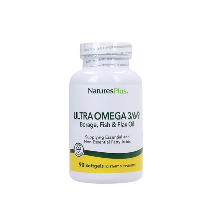 НЕЙЧЪРС ПЛЮС УЛТРА ОМЕГА 3-6-9 капсули 90 броя / NATURES PLUS ULTRA OMEGA 3-6-9