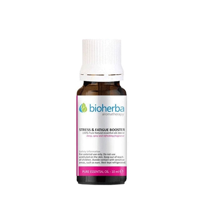 БИОХЕРБА АРОМА КОМПОЗИЦИЯ ОТ МАСЛА АНТИ-СТРЕС И УМОРА 10 мл. / BIOHERBA ESSENTIAL OIL BLEND STRESS &amp; FATIGUE BOOSTER