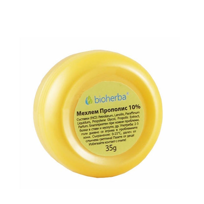 БИОХЕРБА МЕХЛЕМ С ПРОПОЛИС 10% 35 гр. / BIOHERBA PROPOLIS SKIN SALVE