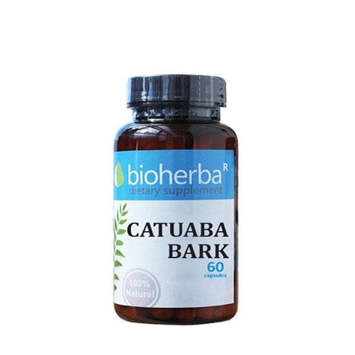 БИОХЕРБА КАТУАБА КОРА капсули 450 мг. 60 броя / BIOHERBA CATUABA BARK
