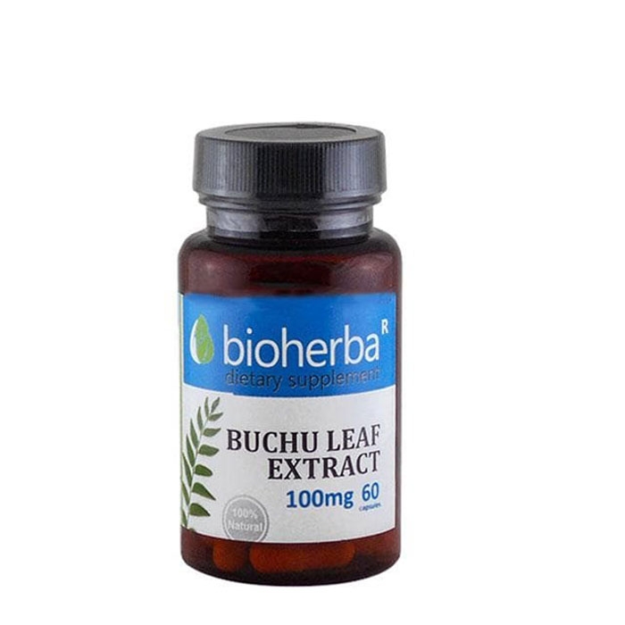 БИОХЕРБА БУЧУ ЛИСТ капсули 100 мг. 60 броя / BIOHERBA BUCHU LEAF EXTRACT