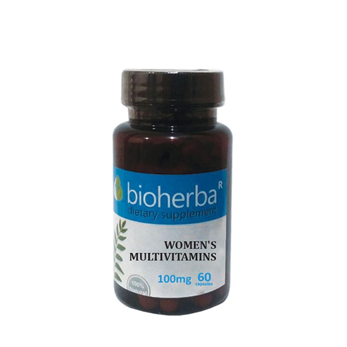 БИОХЕРБА МУЛТИВИТАМИНИ ЗА ЖЕНИ капсули 100 мг. 60 броя / BIOHERBA WOMENS MULTIVITAMINS