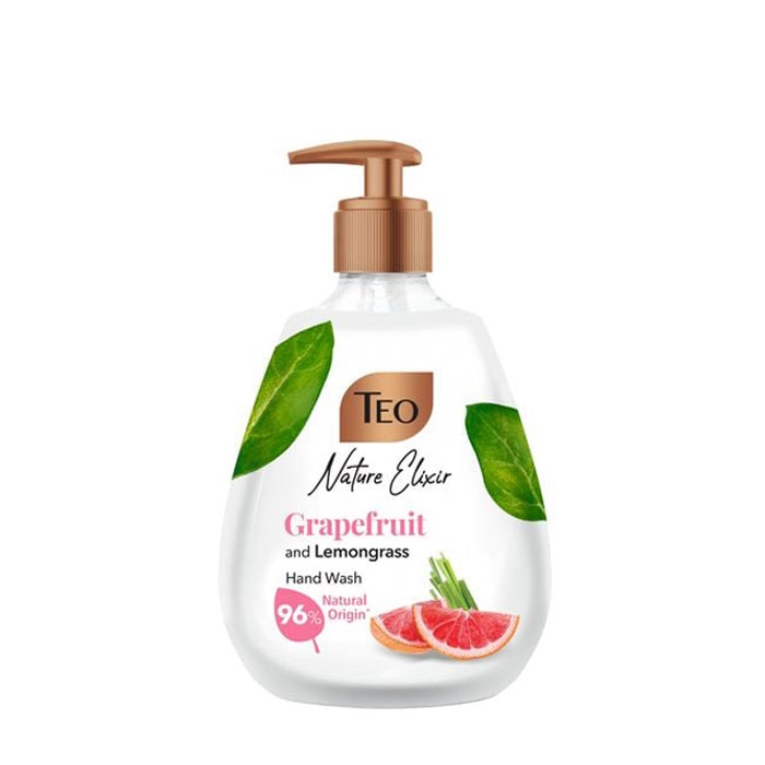 ТЕЧЕН САПУН ТЕО ГРЕЙПФРУТ 400 мл / FICOSOTA SYNTEZ TEO NATURE ELIXIR GRAPEFRUIT HAND WASH