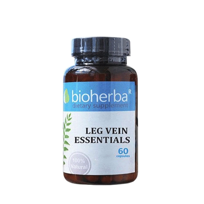БИОХЕРБА ФОРМУЛА ЗА РАЗШИРЕНИ ВЕНИ капсули 60 броя / BIOHERBA LEG VEIN ESSENTIALS