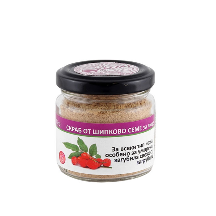 РАДИКА СКРАБ С ШИПКОВО СЕМЕ ЗА ЛИЦЕ И ТЯЛО 100 мл. / BIOHERBA RADIKA SCRUB WITH ROSEHIP SEED FOR FACE AND BODY